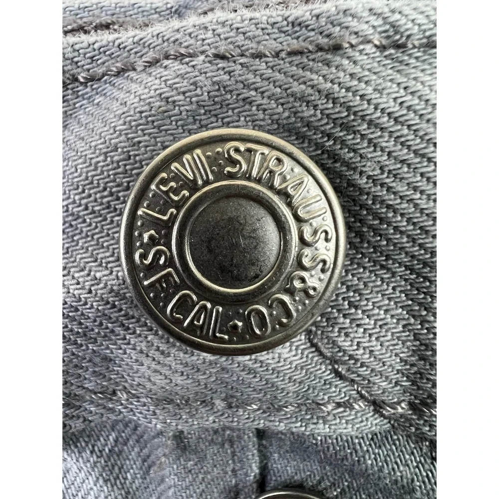 Levis‎ 501 Jeans Mens 40x32 (Fits 38x29) Gray Button Fly Denim Straight Leg